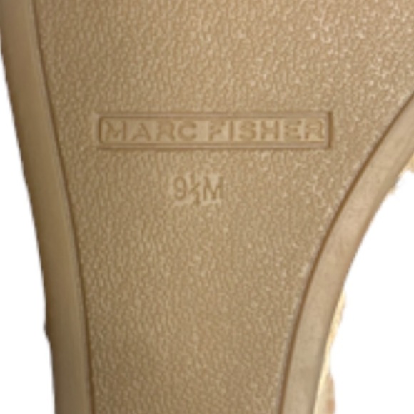 Marc Fisher Espadrilles 9.5  Kaee Wedge Suede Strappy Cruise Vacation Resort - Picture 9 of 13